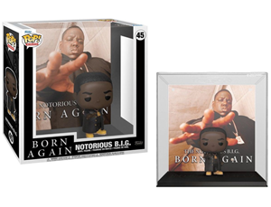 اسباب بازی اکشن فیگور اسپشیال 9 سانتی فانکو پاپ نوتوریوس بی.آی.جی با کاور آلبوم مدل Funko POP - Albums - Born Again - The Notorious B.I.G - Exclusive _اسباب بازی اکشن فیگور